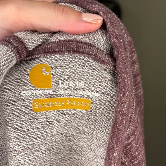 🌲Carhartt🌲Women's Maroon/Purple Hoodie - Picture 6 of 7